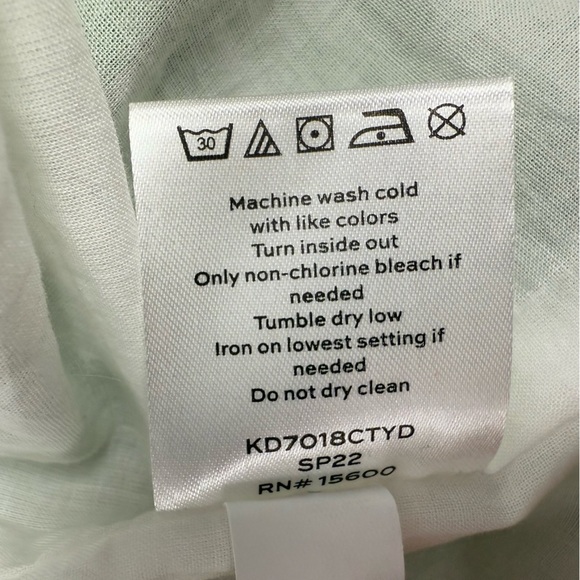 NWT Draper James RSVP Midi Sundress XL Green Gingham Check Tiered *missing belt - Picture 10 of 10